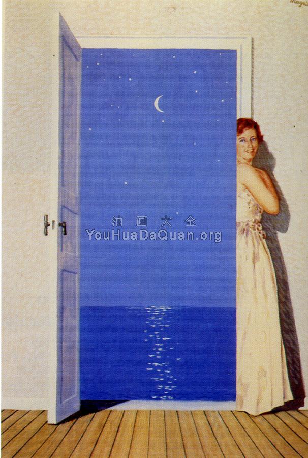 杰梅恩尼兰肖像 - 雷内·马格里特